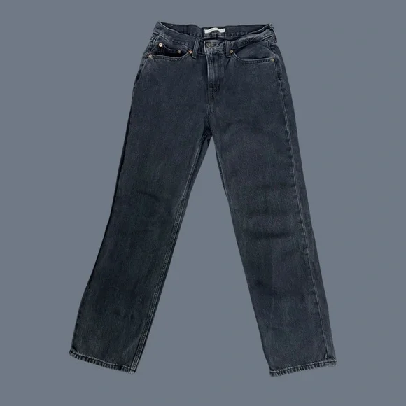 Black Levi’s Low Pro Straight Jeans - Picture 2 of 16